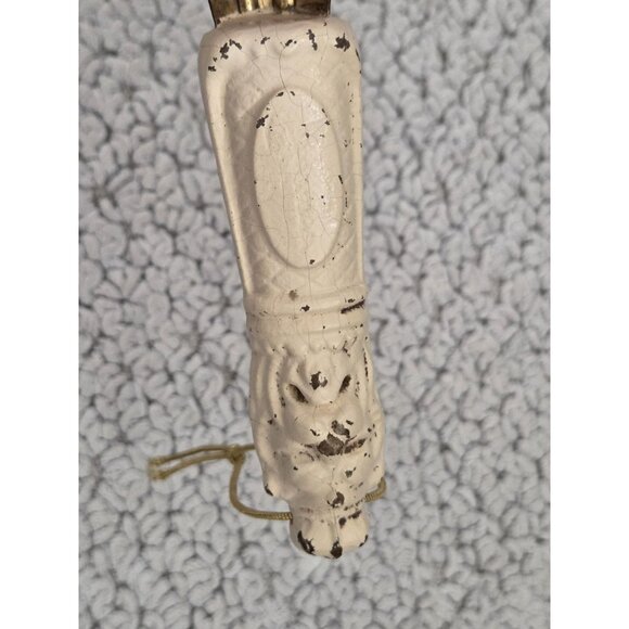 Vintage Jarman Lion Head Resin Carved Handle 24K Gold Plated Shoehorn - Picture 2 of 7